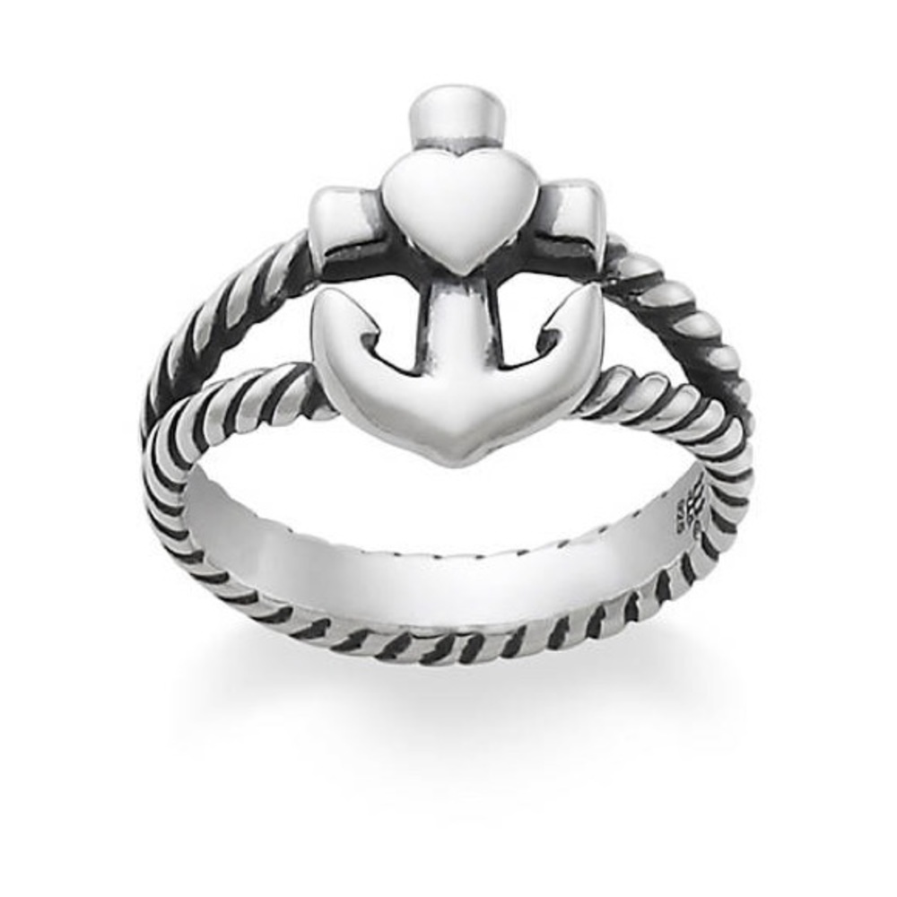 James Avery Faith Hope and Love Twisted Rope Ring
